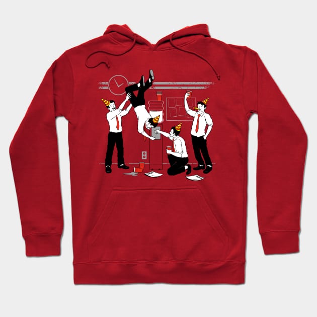 Office Party Hoodie by tomburns